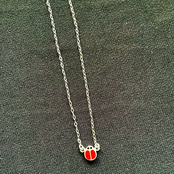 🇮🇹 Silver Children’s Necklace With Red Ladybug - Picture 5 of 16
